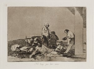 No hay que dar voces (Não vale a pena gritar) de Francisco Jose de Goya y Lucientes