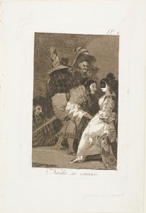 Ninguém se conhece, placa seis de Los Caprichos de Francisco Jose de Goya y Lucientes