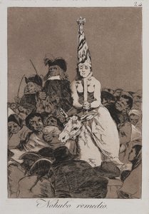 Nada poderia ser feito sobre isso (Nohubo remedio) de Francisco de Goya