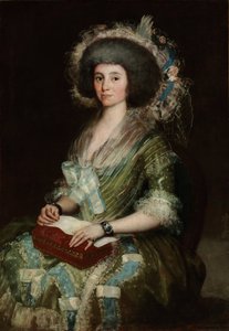 Retrato de Dona Manuela Camas, esposa de Cean Bermudez - Peinture de Francisco de Goya (1746-1828) - 1795 - Óleo sobre tela - 121x84,5 - Szepmuveszeti Muzeum, Budapeste, Hungria de Francisco de Goya