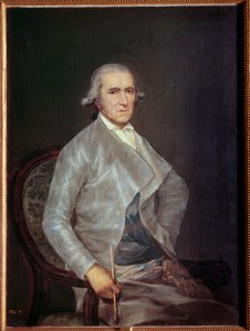 Retrato de Francisco Bayeu. Francisco Bayeu (1734-1795), pintor e irmão de casa do artista. Pintura de Francisco de Goya (1746-1795) 1795 Madrid, Museu do Prado de Francisco de Goya