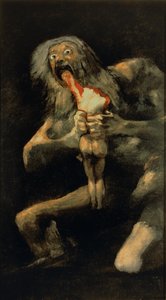 Saturno Devorando um de seus Filhos de Francisco de Goya