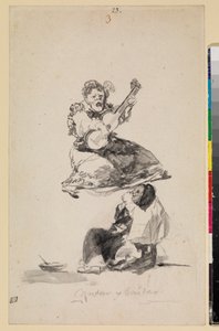 Cantando e dançando de Francisco de Goya