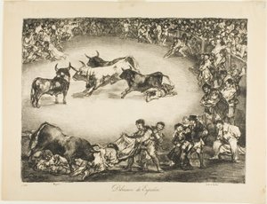 Entretenimento espanhol, de The Bulls of Bordeaux de Francisco Jose de Goya y Lucientes