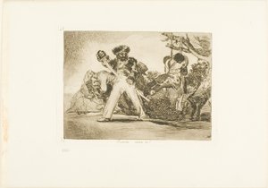 Isso é duro!, placa 31 de Os Desastres da Guerra de Francisco Jose de Goya y Lucientes