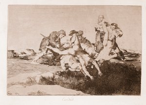 Os Desastres da Guerra : Caridade (Gravura após desenho de Francisco de Goya