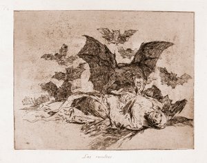 Os Desastres da Guerra : Os resultados (gravura do desenho preparatório de Francisco de Goya