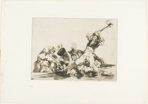 The Same, prato três de The Disasters of War de Francisco Jose de Goya y Lucientes