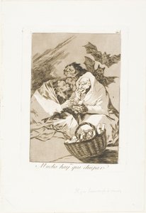 Há muito para sugar, placa 45 de Los Caprichos de Francisco Jose de Goya y Lucientes