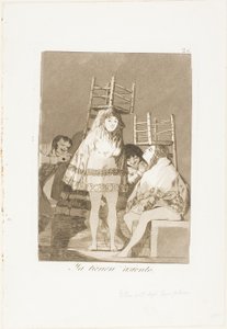 Eles já têm um lugar (ou seja, em baixo), placa 26 de Los Caprichos de Francisco Jose de Goya y Lucientes