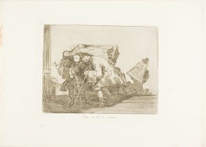 Isto não é menos assim, placa 67 de Os Desastres da Guerra de Francisco Jose de Goya y Lucientes
