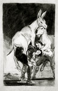 Tu que não podes (Thou Who Who Canst Not) de Francisco de Goya