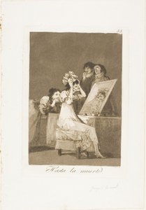 Até a Morte, placa 55 de Los Caprichos de Francisco Jose de Goya y Lucientes