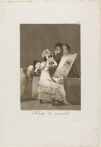 Até a Morte, placa 55 de Los Caprichos de Francisco Jose de Goya y Lucientes