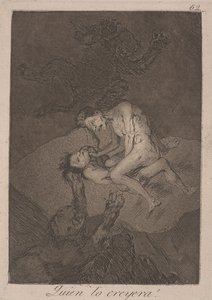 Quem teria pensado nisso! (Quien lo creyera!) de Francisco de Goya