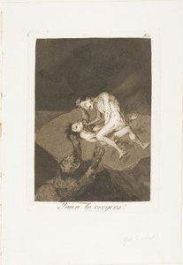 Quem teria pensado nisso!, placa 62 de Los Caprichos de Francisco Jose de Goya y Lucientes
