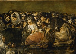 O sábado das bruxas ... (pintura sobre tela) de Francisco Jose de Goya y Lucientes