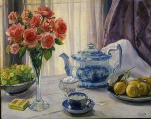 CONTRALUZ - SÉCULO XX - 48X73 CM de Francisco Llorens Diaz