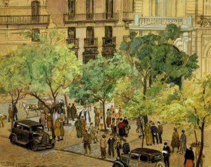 UM PALÁCIO INCAUTED - 1937 - DESENHO - CAIXA - 240X305 CM– de Francisco Llorens Diaz