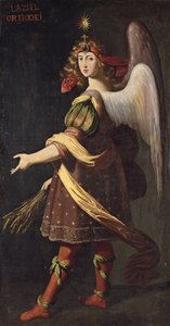 Uma alegoria da Eucaristia: um anjo com grãos de Francisco Polanco