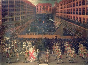Auto de Fé em 1656 (óleo sobre tela)