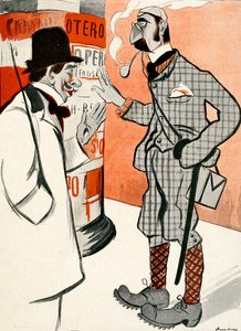 Um francês diz a um inglês como se vestir para a Ópera, em 1903.