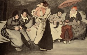Um domingo ensolarado ao ar livre, caricatura de LAssiette au Beurre, 23 de agosto de 1902