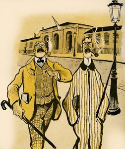 Dois ingleses passam por um necrotério, 1903