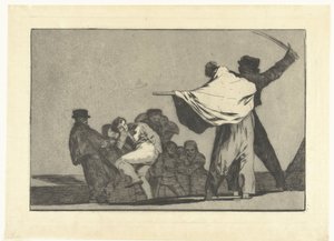 Tolice conhecida Dispersar Conocido Los Disparates (The follies) (título da série) Los Proverbios (Os Provérbios) (título da série) de Francisco de Goya