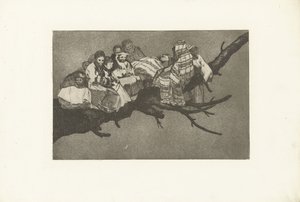 loucura ridícula Ridículo diferente Los Disparates (The follies) (título da série) Los Proverbios (Os Provérbios) (título da série) de Francisco de Goya