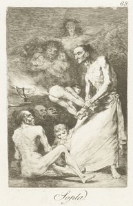 Blaas
Sopla (título sobre o objecto)
Los Caprichos (título da série) de Francisco de Goya