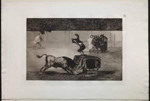 Touradas: Outra loucura dele no mesmo ringue de Francisco de Goya