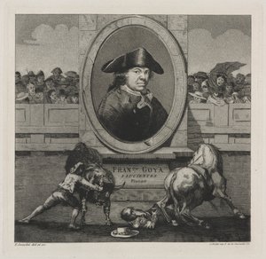 Touradas: Frontispício de Francisco de Goya