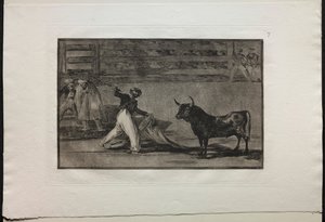 Touradas: Origem dos Arpões ou Bandarilhas, 1876. de Francisco de Goya