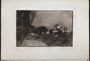 Touradas: A ousadia de Martincho no ringue de Saragoça de Francisco de Goya