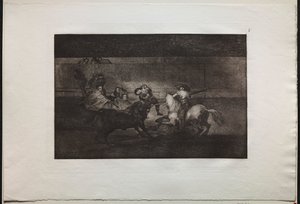 Touradas: A Morte de Pepe Illo (3ª Composição) de Francisco de Goya