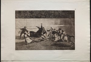 Touradas: A Morte de Pepe Illo 2ª Composição, 1876. de Francisco de Goya