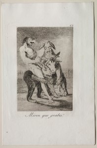 Caprichos: Vejam como são solenes! de Francisco de Goya