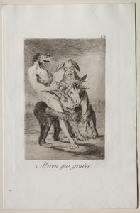 Caprichos: Veja como são solenes! de Francisco de Goya