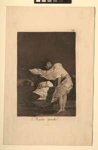Caprichos: uma noite ruim. de Francisco de Goya