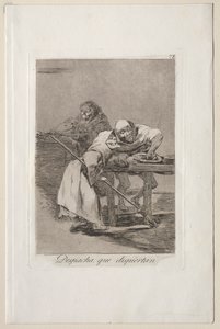 Caprichos: Seja rápido, eles estão acordando. de Francisco de Goya