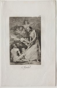 Caprichos: Golpe! de Francisco de Goya