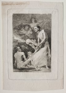 Caprichos: Golpe de Francisco de Goya