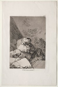 Caprichos: Correção de Francisco de Goya