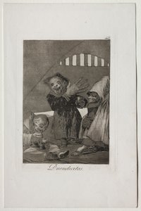 Caprichos: Hobgolins de Francisco de Goya