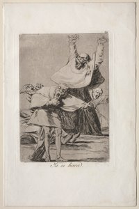 Caprichos: Está na hora. de Francisco de Goya