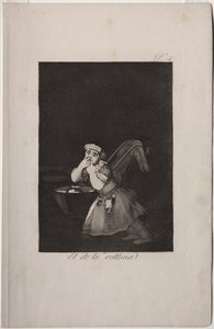 Caprichos: o menino da babá de Francisco de Goya
