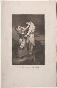 Caprichos: em busca de dentes de Francisco de Goya