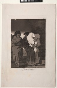 Caprichos: Pobres meninas! de Francisco de Goya