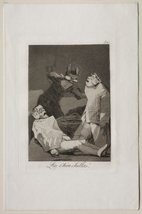 Caprichos: as chinchilas. de Francisco de Goya